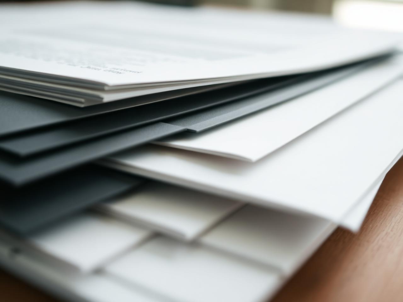 Stack of legal documents